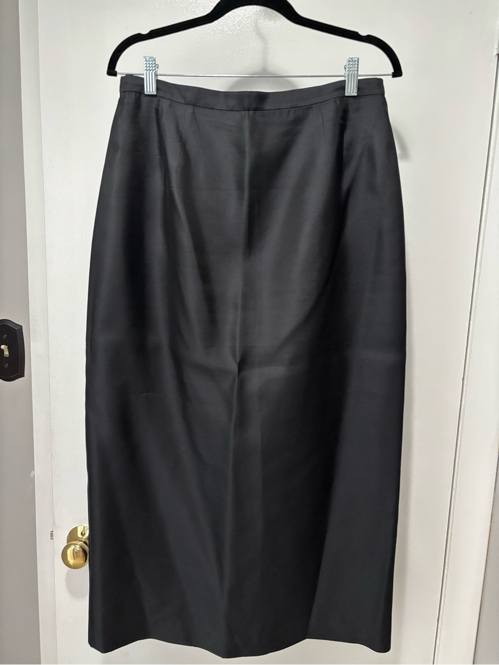 Talbots Black Midi Pencil Skirt